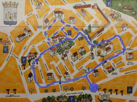 Plano del casco antiguo de Marbella